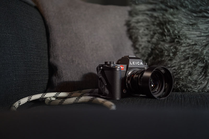 Leica SL3 fullframe sin espejo: un primer plano de la cámara