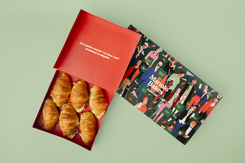 Regalos gastronómicos Día del Padre: cajas con bollería de Manolo Bakes