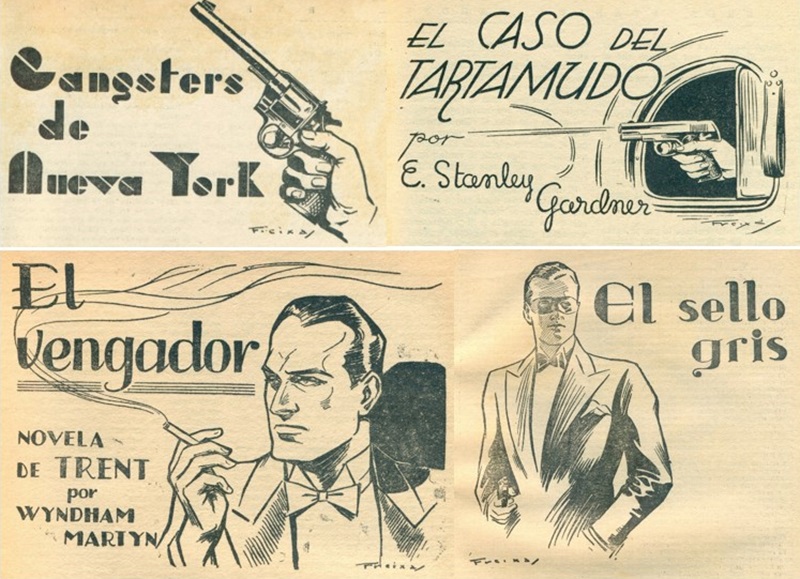 Diseño tipográfico en las primeras novelas negras españolas: las ilustraciones se integran con las fuentes