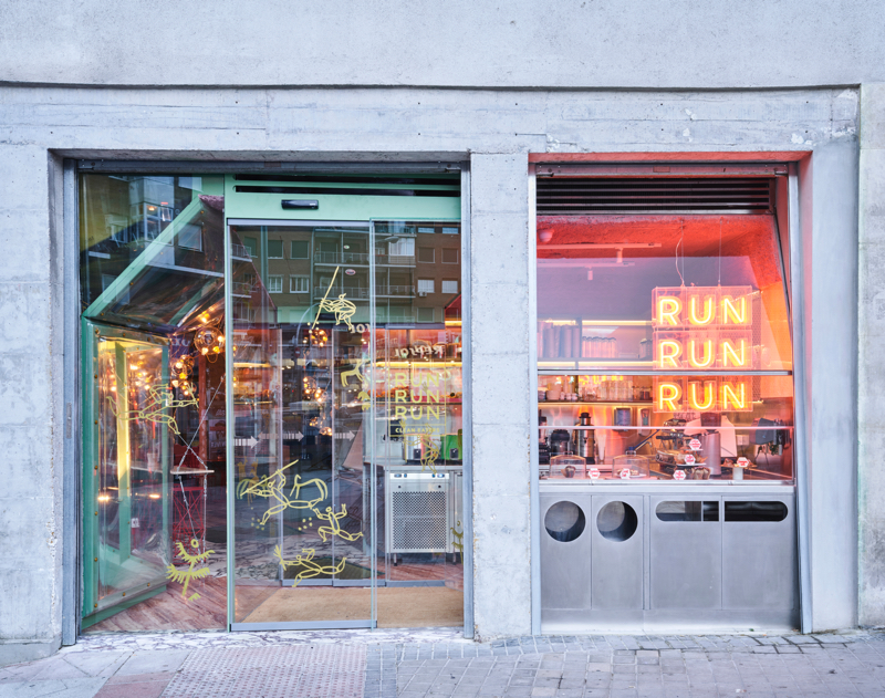Restaurante Run Run Run: fachada del local
