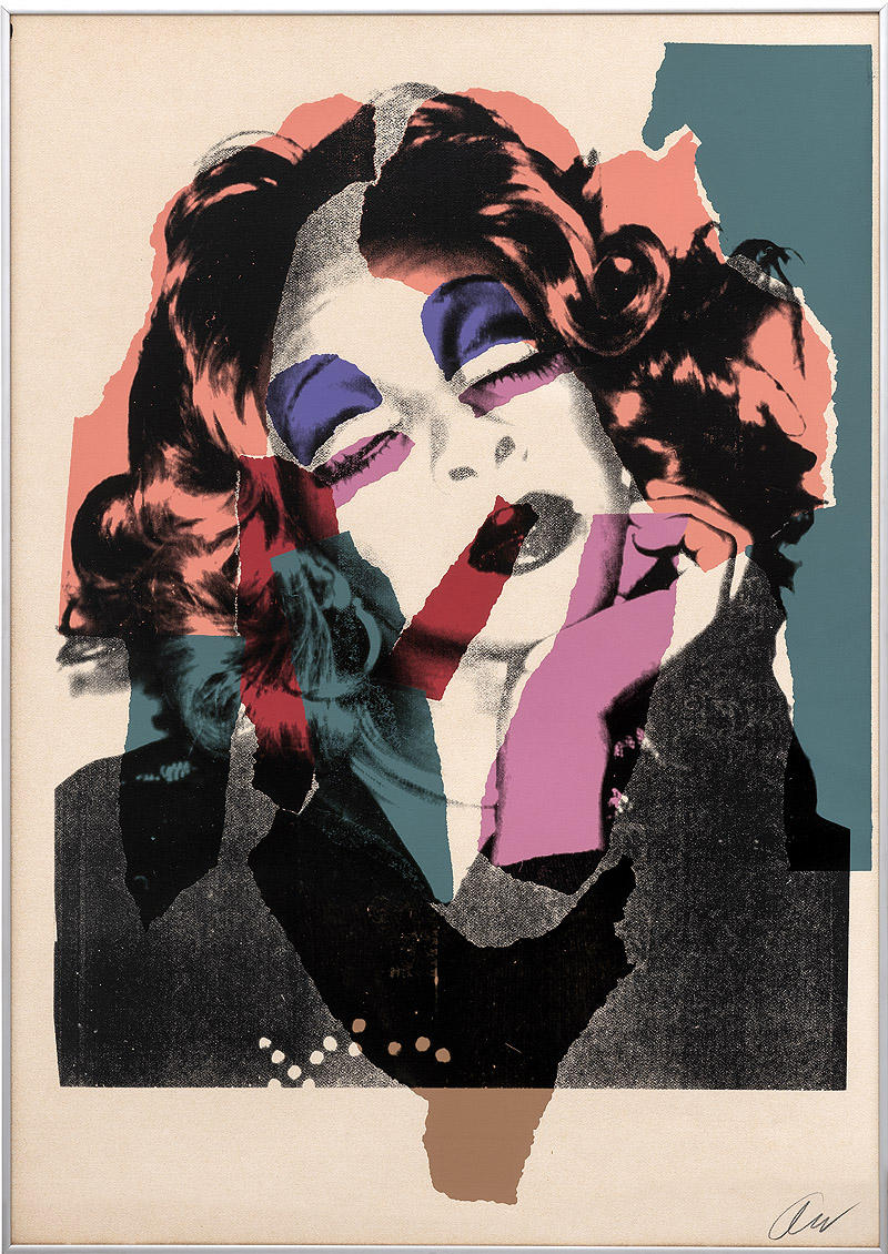 Warhol & Vijande, cita en Madrid - serigrafía de mujer