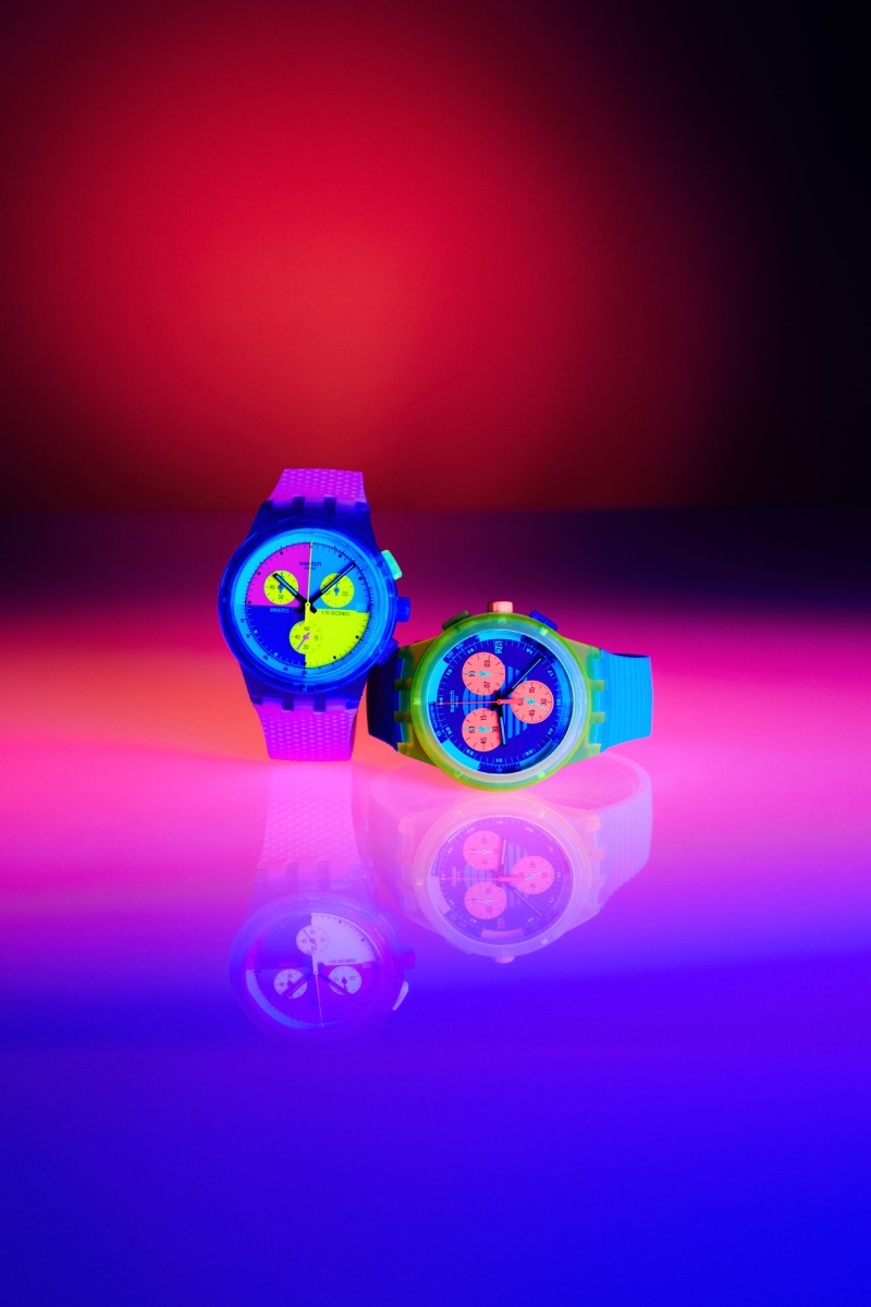 Relojes de colores Swatch Neon 2024