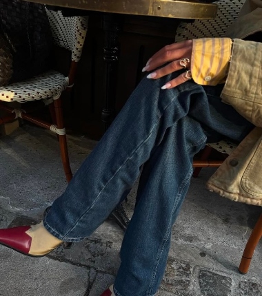 Después de usar jeans palazzo, te olvidarás del tiro bajo