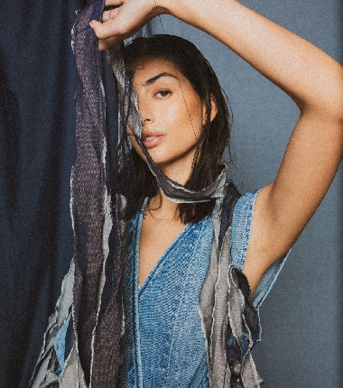 Denim con certificado de sostenibilidad, diseñado por Skfk