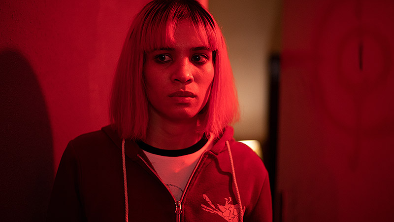 Rider, fotograma de la película, imagen de la protagonista