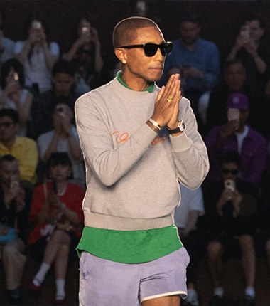 Pharrell mira a la India en su nuevo armario Louis Vuitton