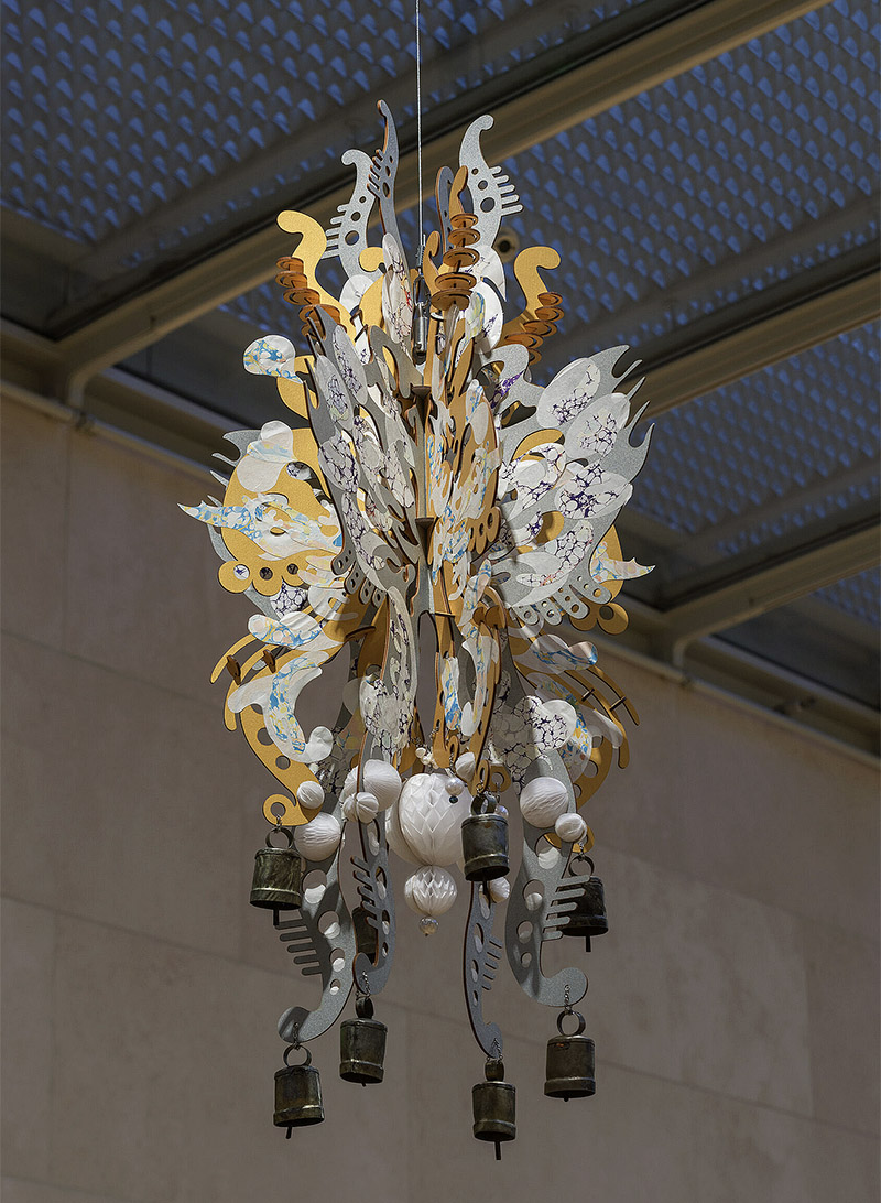 Haegue Yang: Quasi-Heartland - vista de la exposición