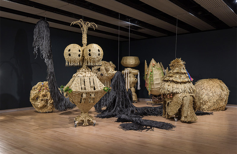 Haegue Yang: Quasi-Heartland - vista de la exposición