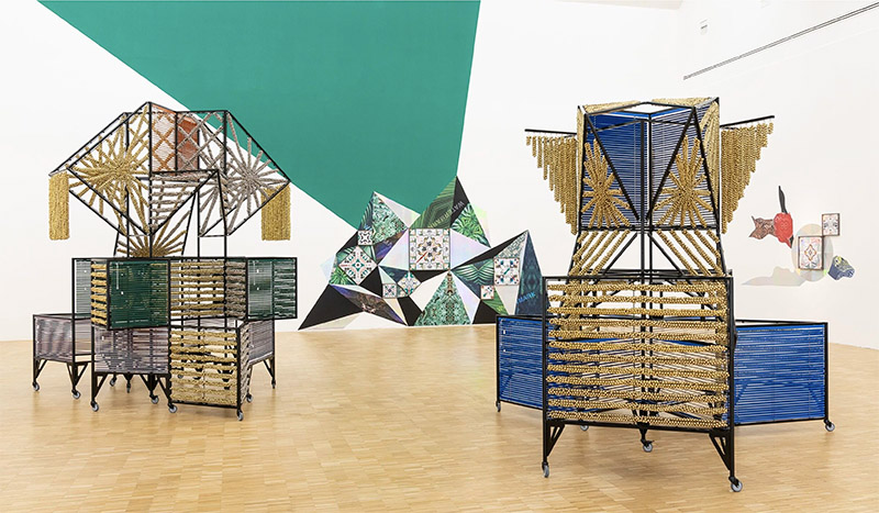 Haegue Yang: Quasi-Heartland - vista de la exposición