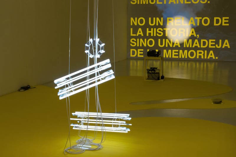 Pedro Torres vista instalacion en galeria Zielinski