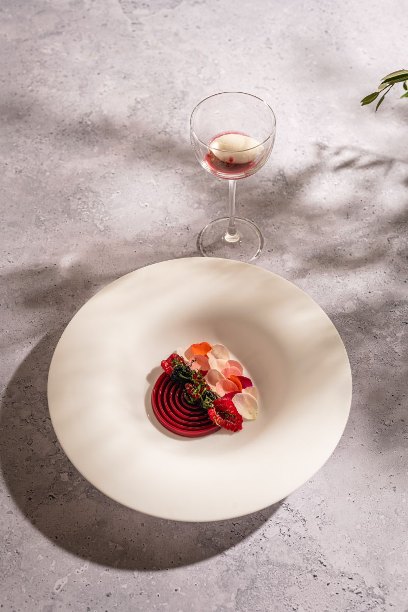 Restaurante Aquiara Menorca: plato "¿A qué sabe el amor?"