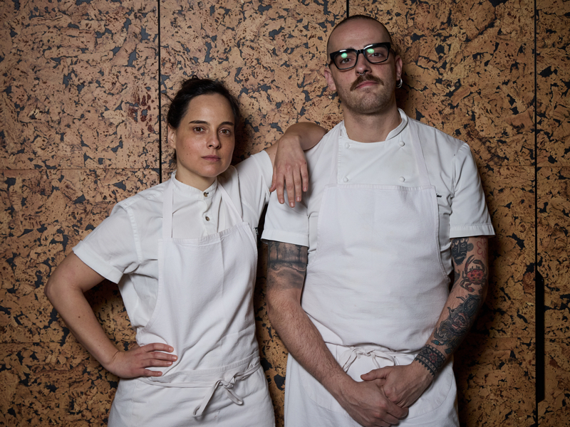 Lydia Del Olmo y Xosé Magalhaes, participantes de Chefs on fire 2025 en Madrid