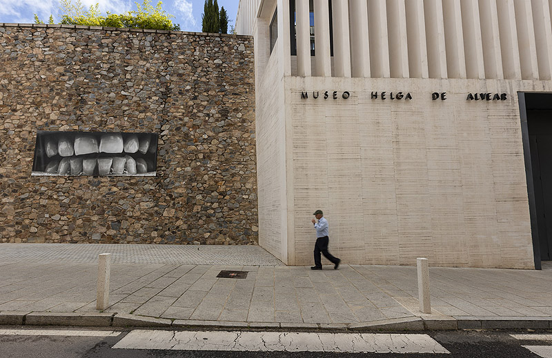 Vista de la fachada del museo.