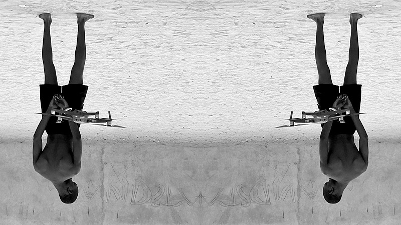 Fotografía vista del revés