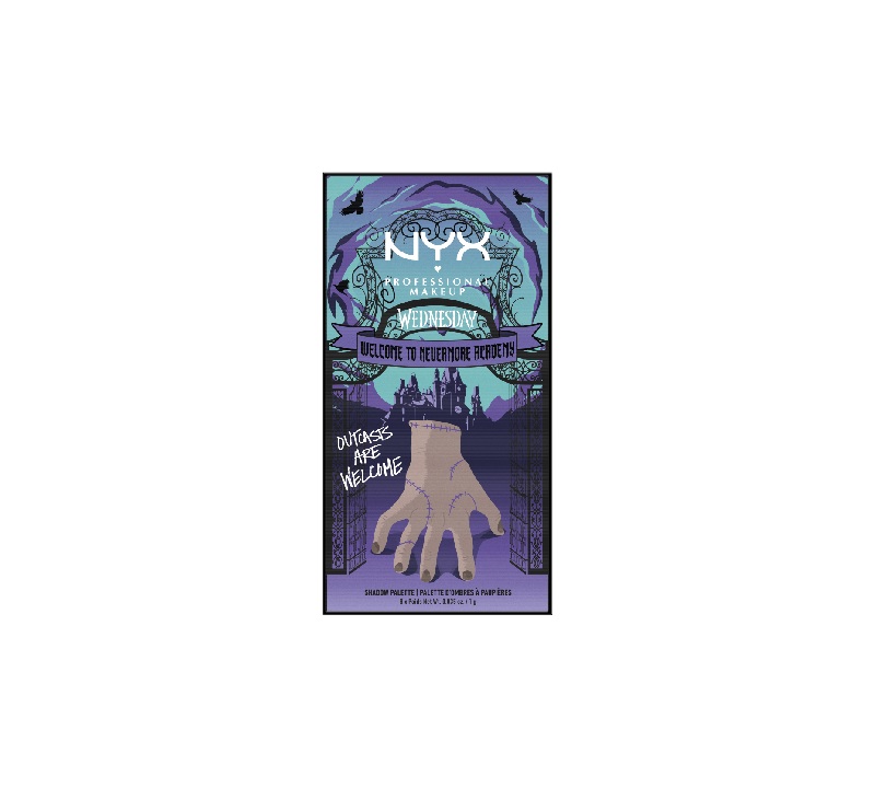 maquillaje miércoles colección paleta colorete nyx