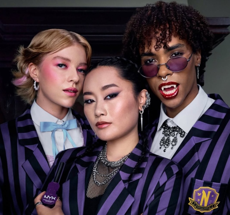 maquillaje miércoles colección nyx