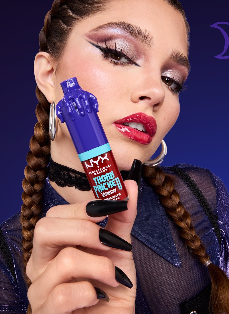 maquillaje miércoles serie wednesday nyx