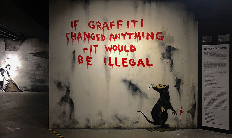 museo Banksy de Madrid - imagen de grafiti