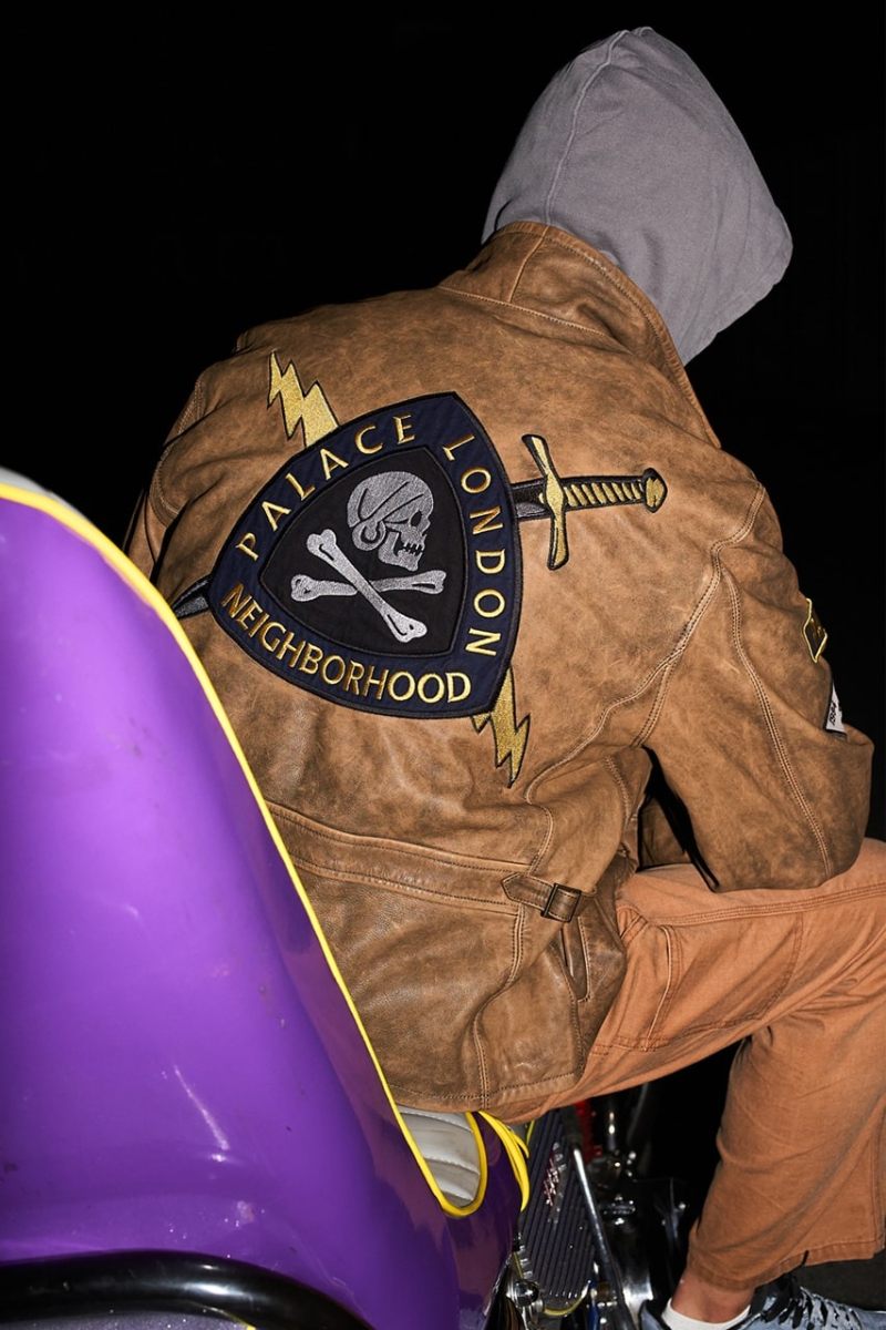Palace y Neighboorhood mezclan moda skater con estilo biker
