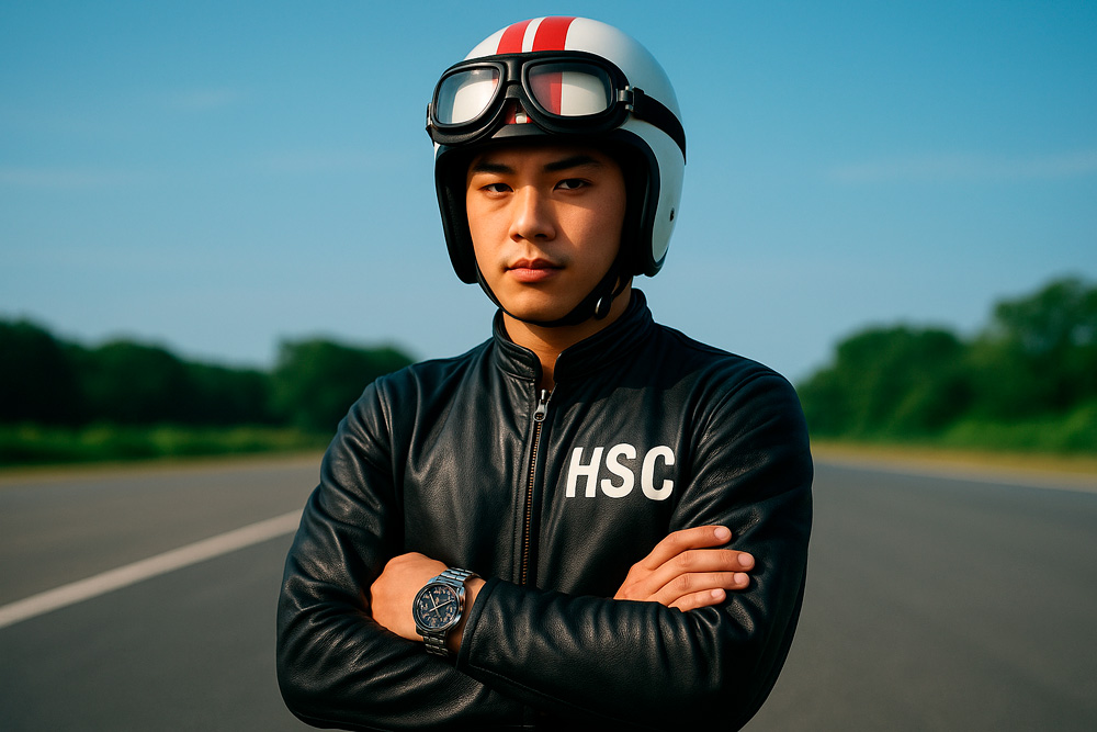 piloto japones carrera coches reloj seiko