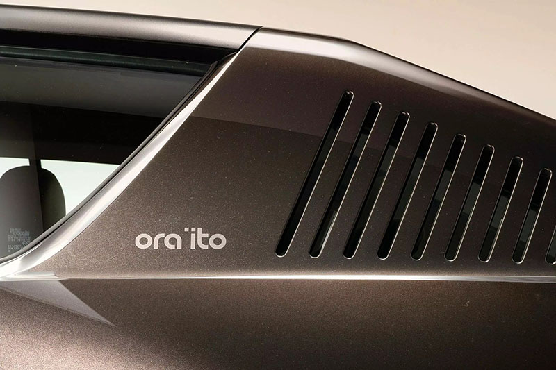 Renault Ora Ito, coche eléctrico: una imagen de un detalle del automóvil