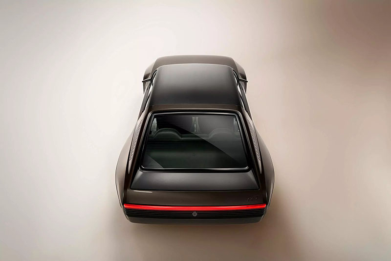 Renault Ora Ito, coche eléctrico: una imagen cenital del automóvil