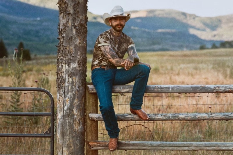 Post Malone ropa interior Skims de camuflaje