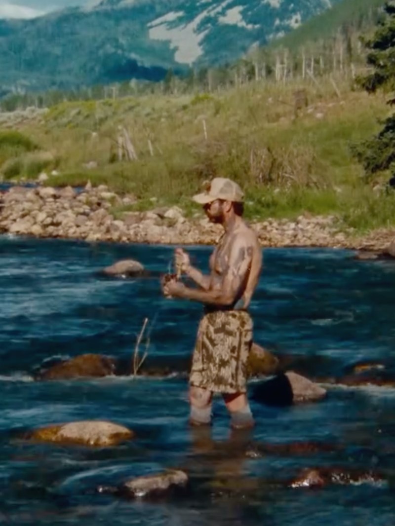 Post Malone ropa interior Skims de camuflaje