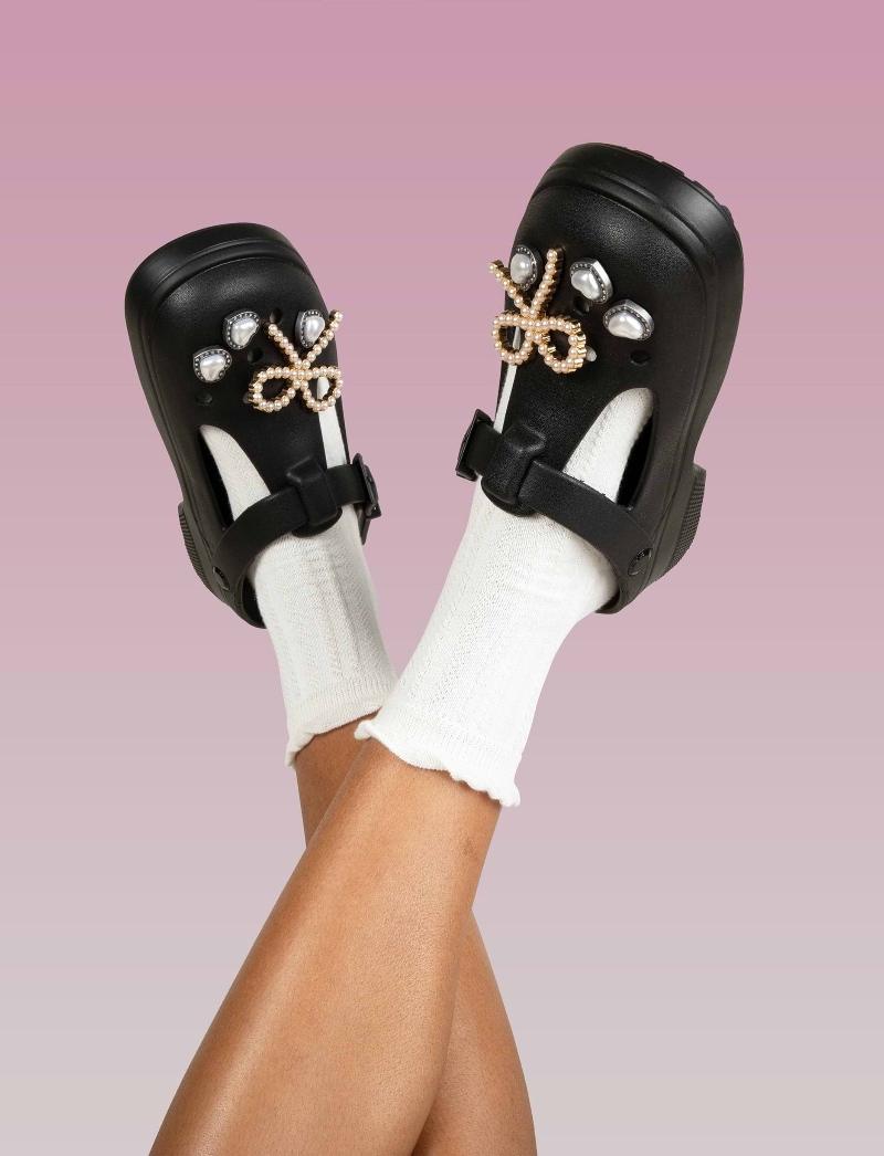 zapatos estilo mary jane zuecos crocs