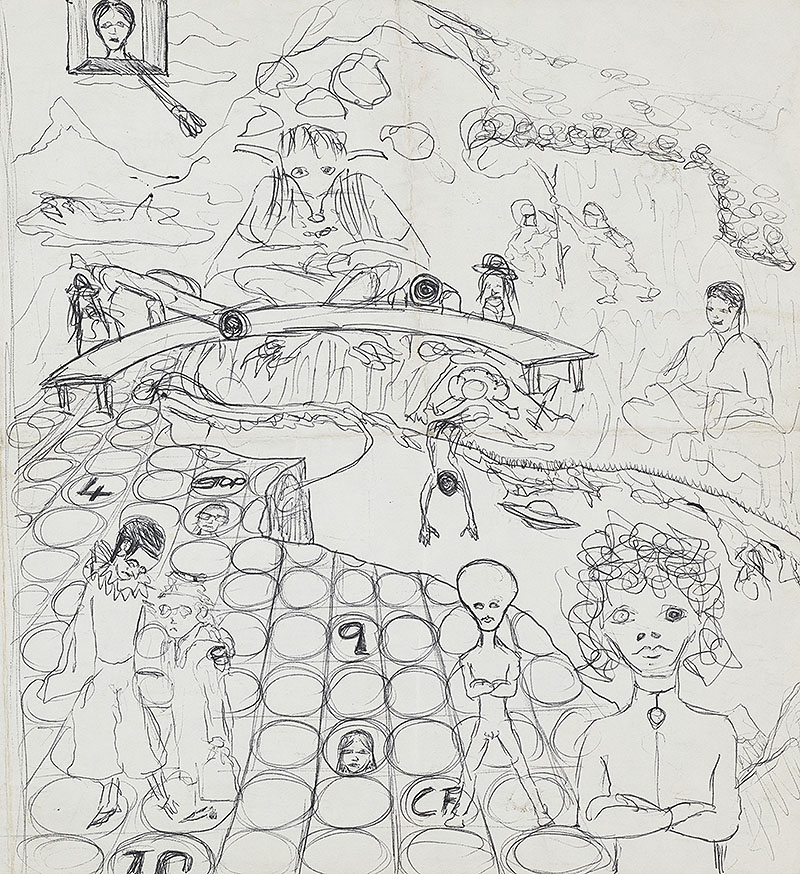 Dibujo de David Bowie