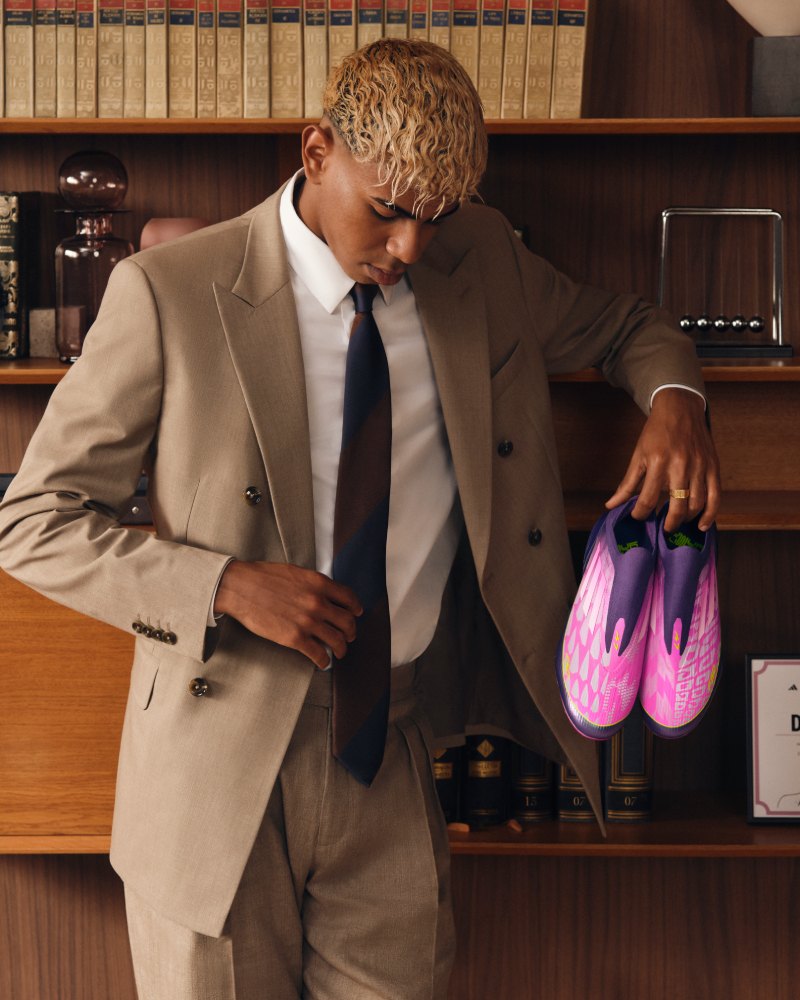 Lamine Yamal estrena sus nuevos tacos F50 con adidas