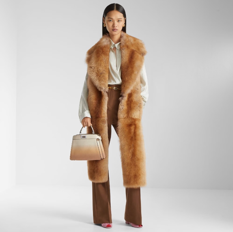 bolsos colores naturales degradados peekaboo fendi