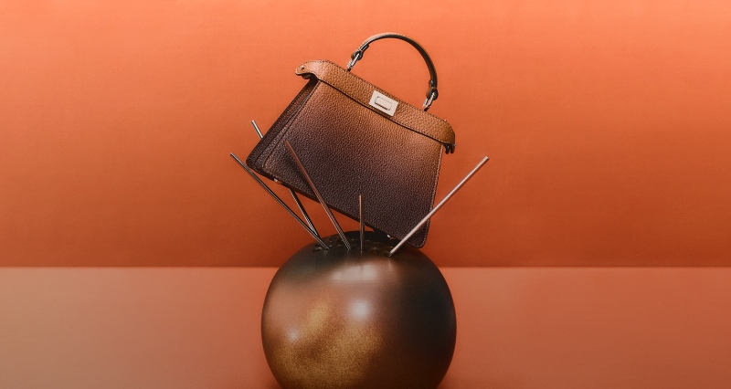 bolsos colores naturales degradados peekaboo fendi