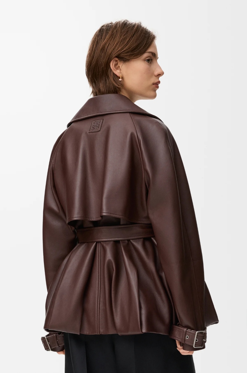 chaqueta piel mujer colección otoño loewe