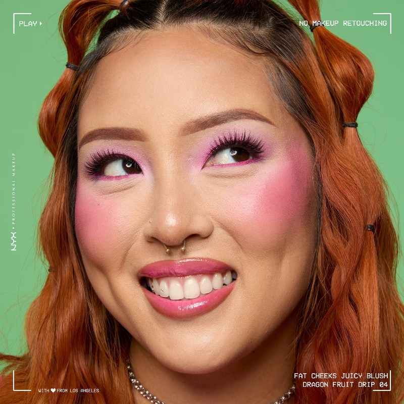 colorete líquido nyx cosmetics maquillaje