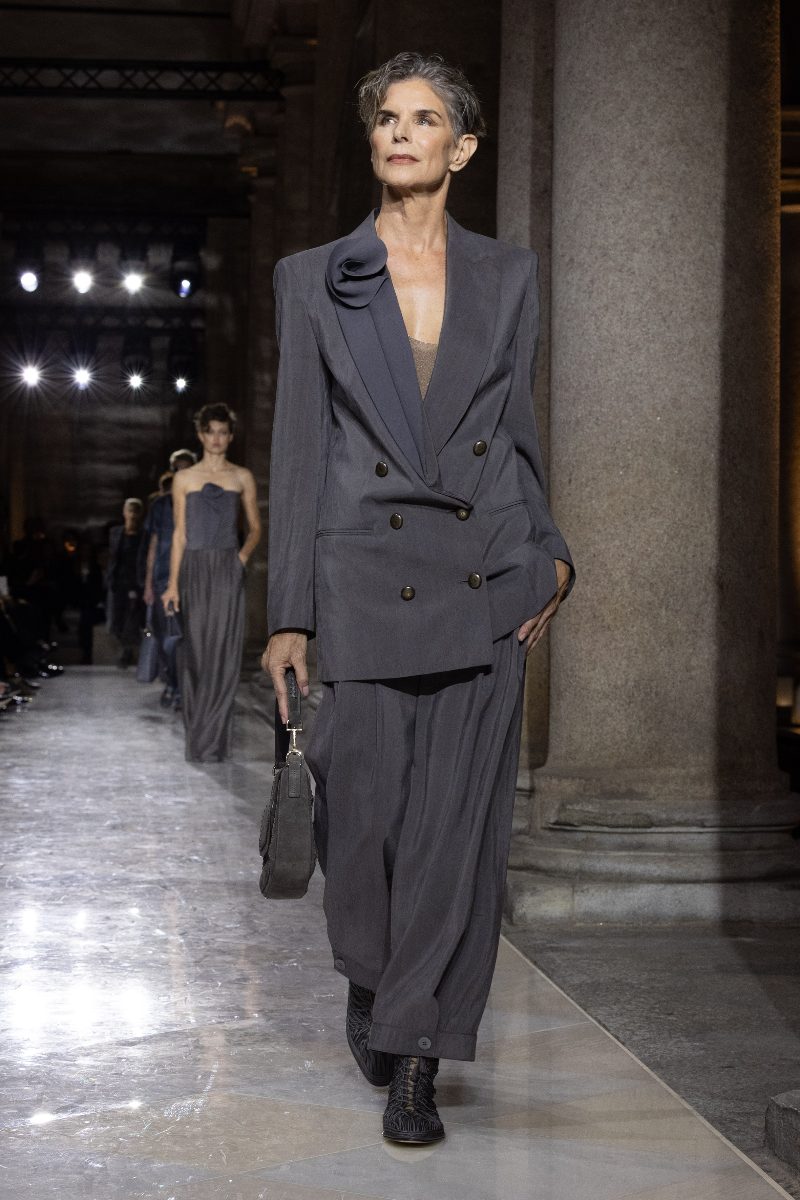 desfile Giorgio Armani milán primavera verano 2026