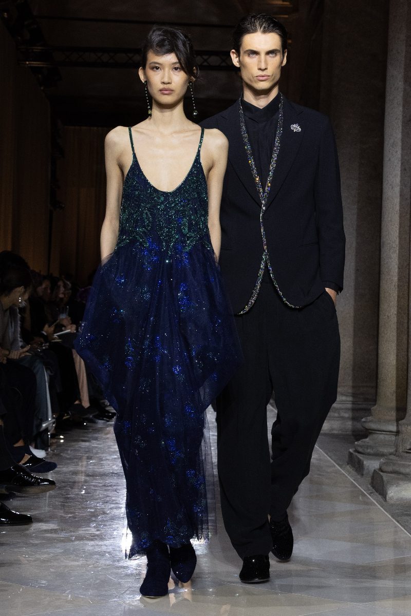 desfile Giorgio Armani milán primavera verano 2026