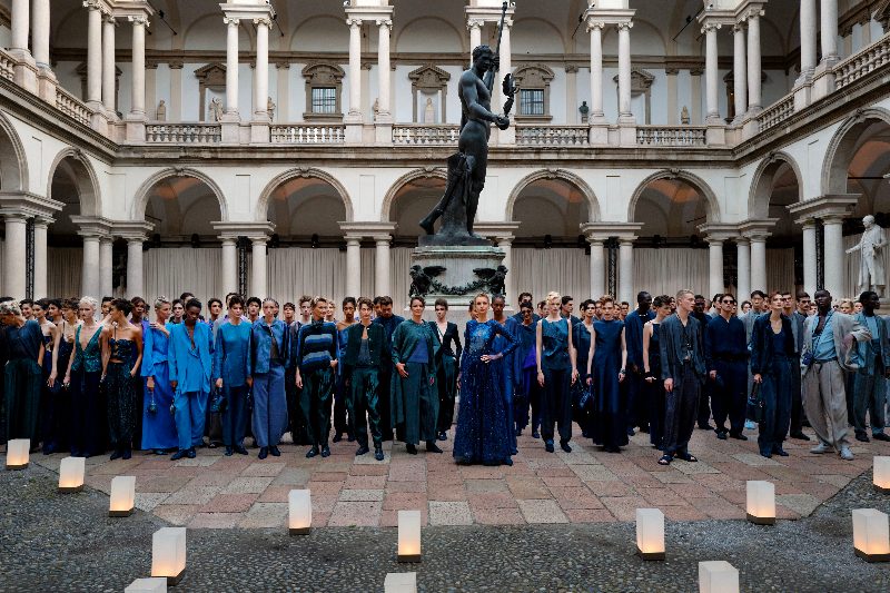desfile Giorgio Armani milán primavera verano 2026