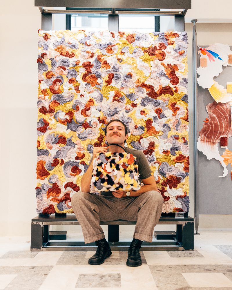 exposición fendi obra arte bolso milán
