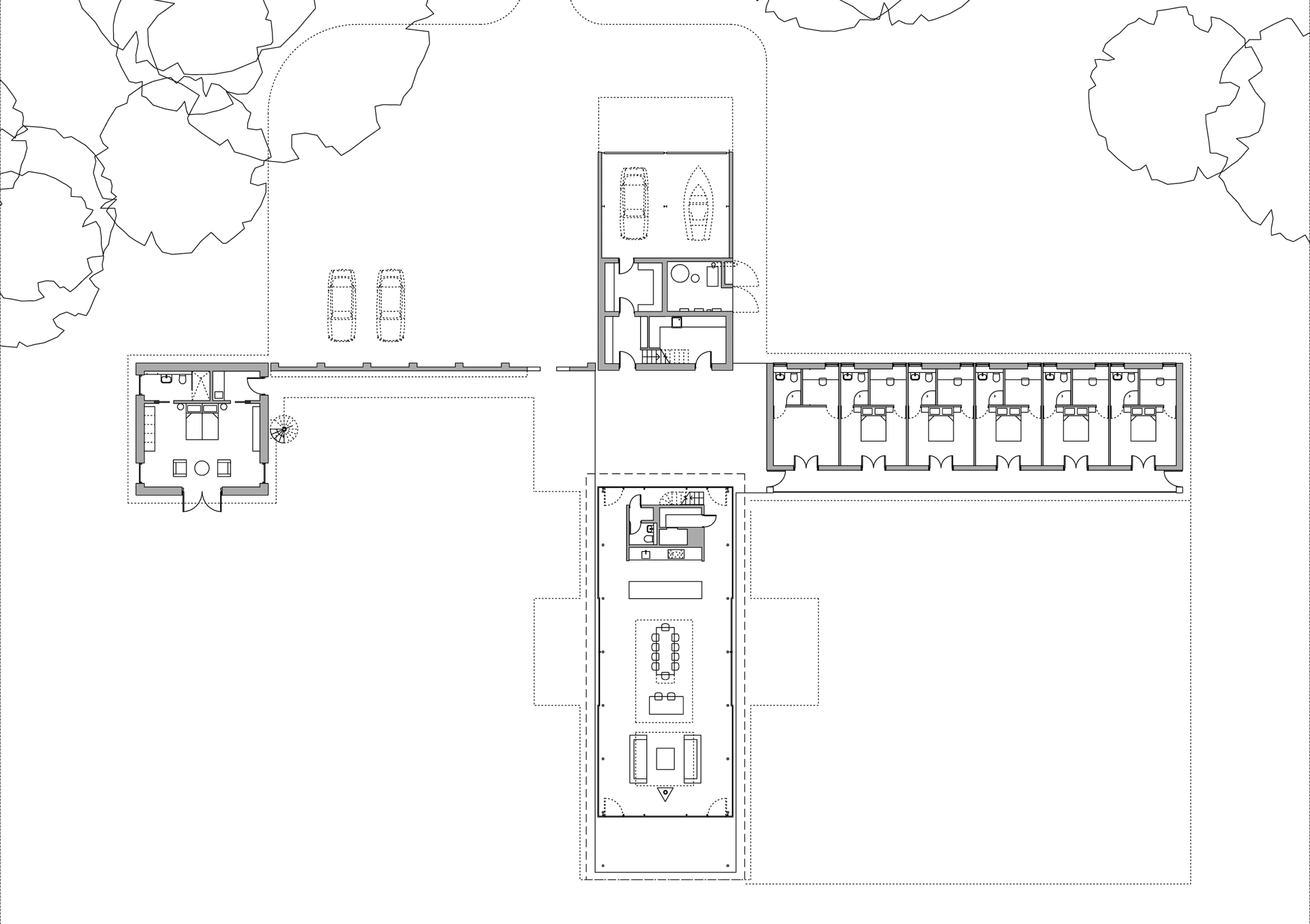 Housestead Sanei y Hopkins arquitectos: planos de las casas