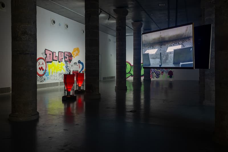 karlos Gil, vista instalacion en la Panera de Lleida