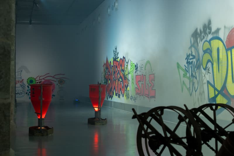 karlos Gil, vista instalacion en la Panera de Lleida