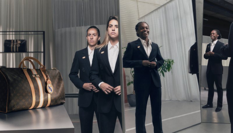 Louis Vuitton viste también a las jugadoras del Real Madrid