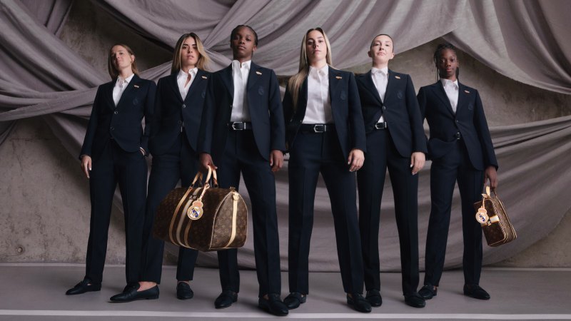Louis Vuitton viste también a las jugadoras del Real Madrid