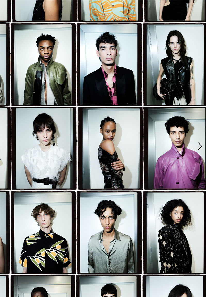 Retratos de modelos con prendas de Erroz forman parte de la exposición de Minim