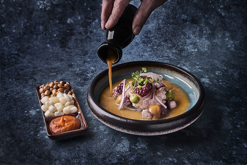 Pucará Orígenes: Ceviche de pulpo