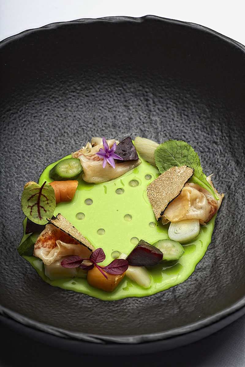Restaurante Arrope Valladolid: Verduras y hortaliza de nuestro enotorno, trufa y papada ibérica