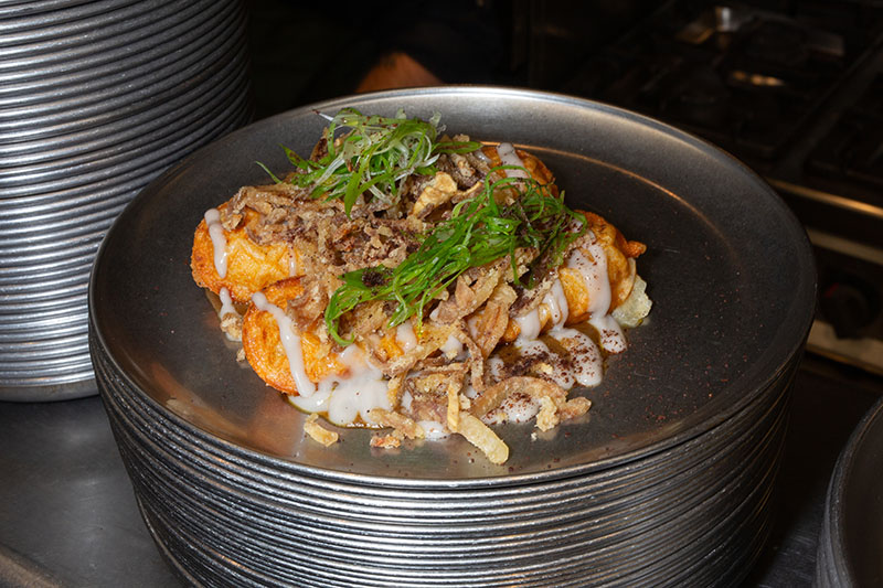 Restaurante Insurgente, ubicado en el Mercado Chamberí: Pan de queso