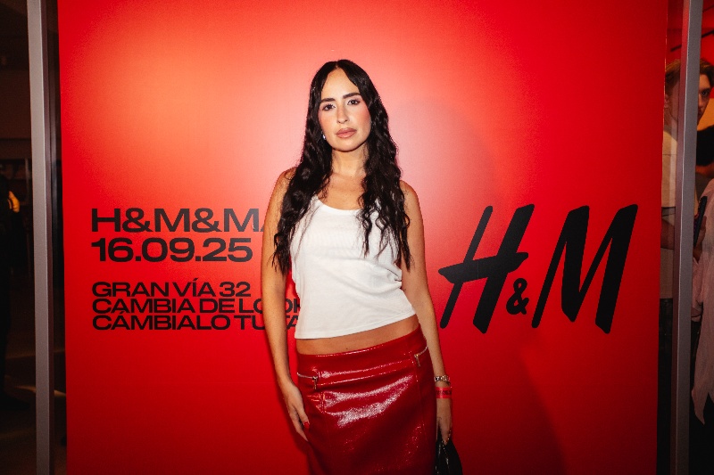 tienda h&m madrid gran vía fiesta Carlota Marañón