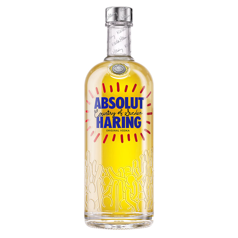 botella Absolut Haring 